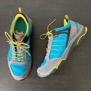 Asolo Women's Vibrant Blue and Gray Athletic Hiking Shoes